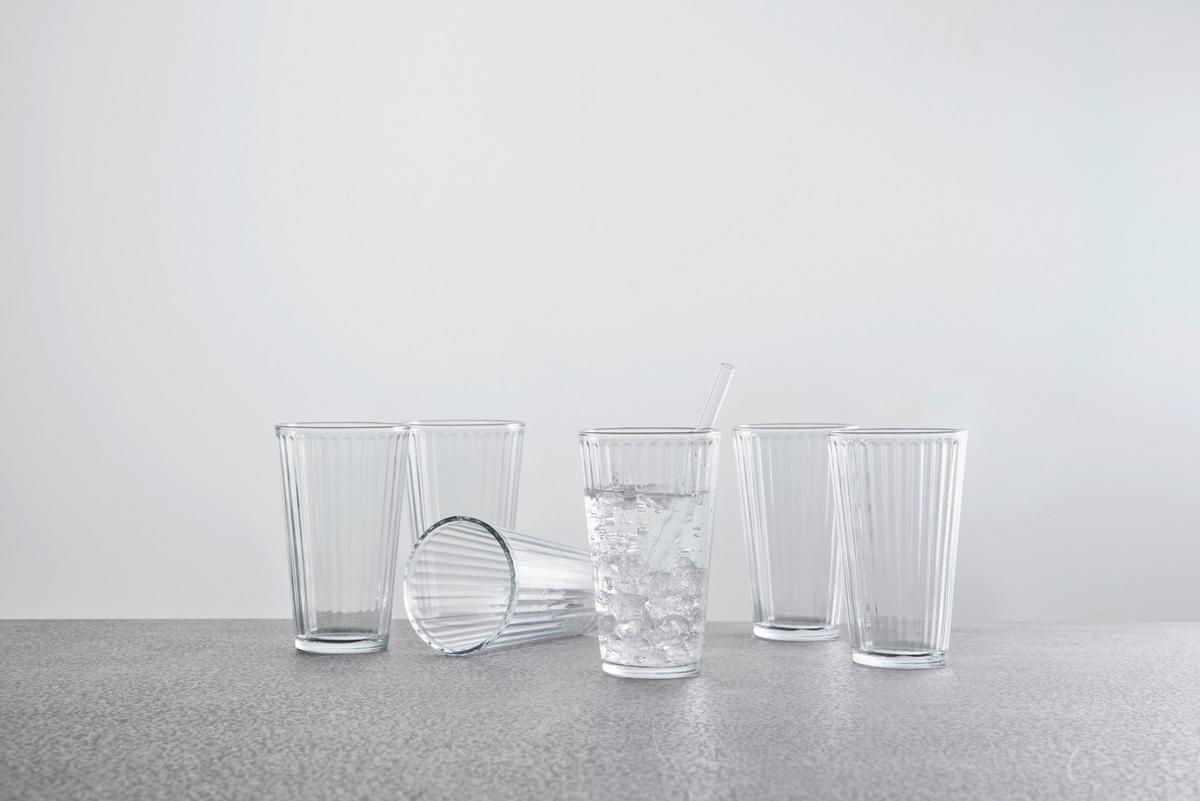 SADA SKLENIC OLE - čiré, Konvenční, sklo (6/14,7/8,7cm) - Modern Living