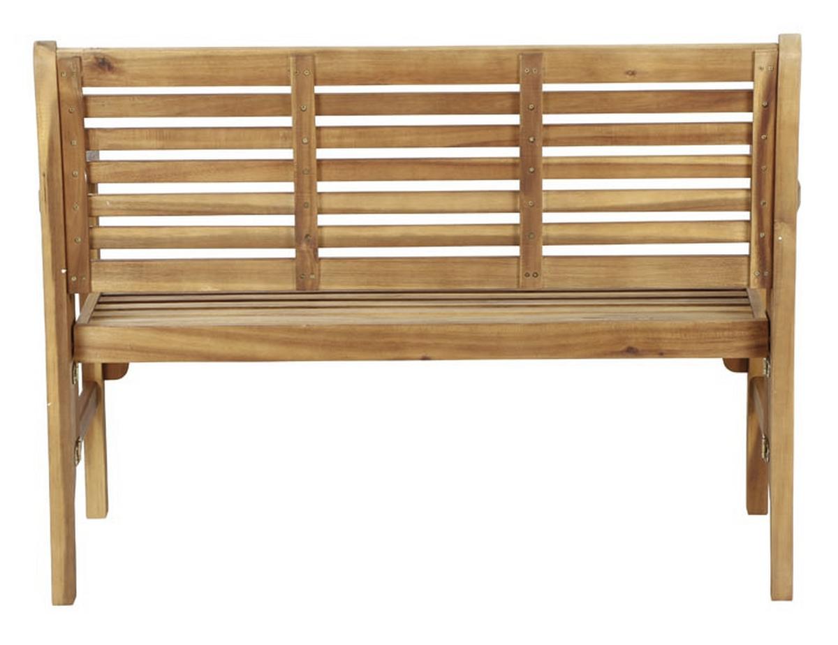 Gartenbank Holz 508761 2-Sitzer - Akaziefarben, MODERN, Holz (120/90/59,5cm) - Siena Garden