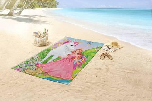 Strandtuch Fairytale Multicolor 75x150 Cm - Multicolor, Trend, Textil (75/150cm)