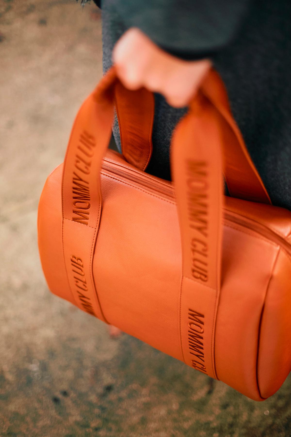 Wickeltasche Mommy Club Braun, Lederoptik, B: 38 cm - Schwarz/Braun, KONVENTIONELL, Kunststoff (38/21/27cm) - Childhome