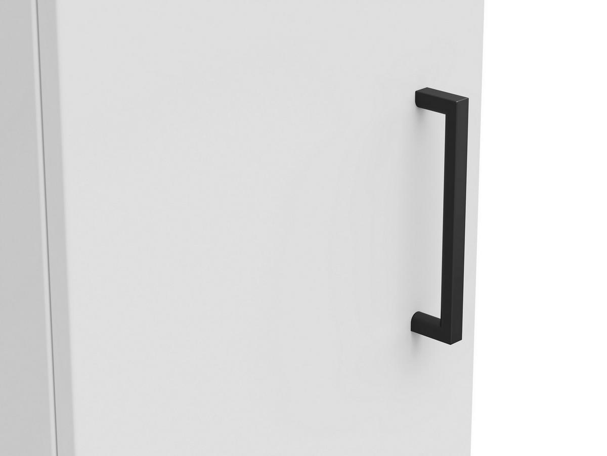 Skriňa MULTISTAURAUM š: 30cm - čierna/biela, Modern, kompozitné drevo/plast (30/115/40cm)