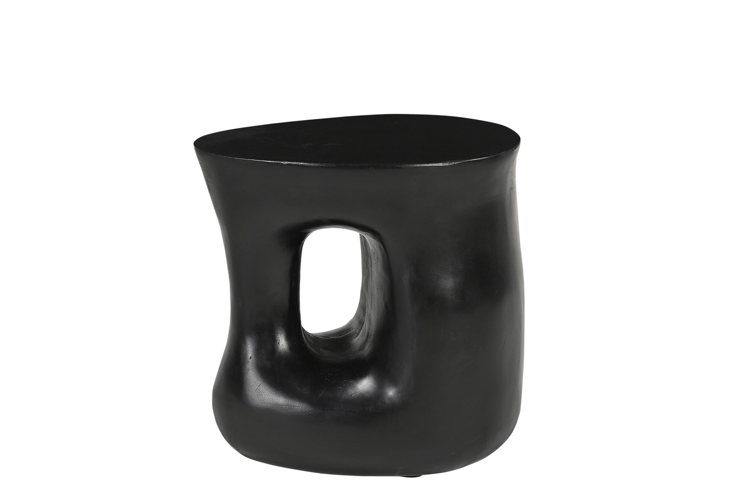 BEISTELLTISCH Schwarz B: 40 cm - Schwarz, Design, Holz (40/36/41cm) - MID.YOU