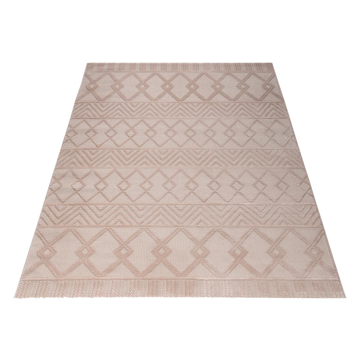 Webteppich Beige Ricarda 80x150 cm - Beige, MODERN, Textil (80/150cm)