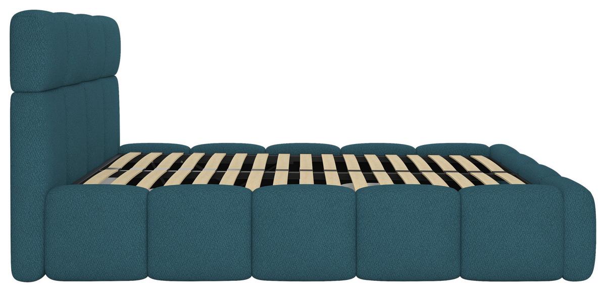 Polsterbett Cloudy Türkis, Lf: 120x200 Cm - Türkis, Trend, Holz/Holzwerkstoff (120/200cm) - Luca Bessoni