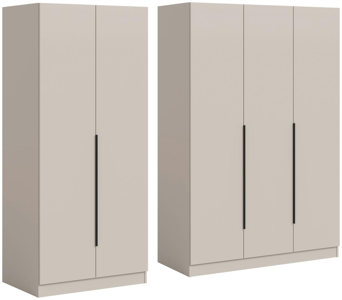 DREHTÜRENSCHRANK Kopenhagen Kaschmir B: 200cm - Kaschmir, MODERN, Holzwerkstoff (200/181/52cm) - Livetastic