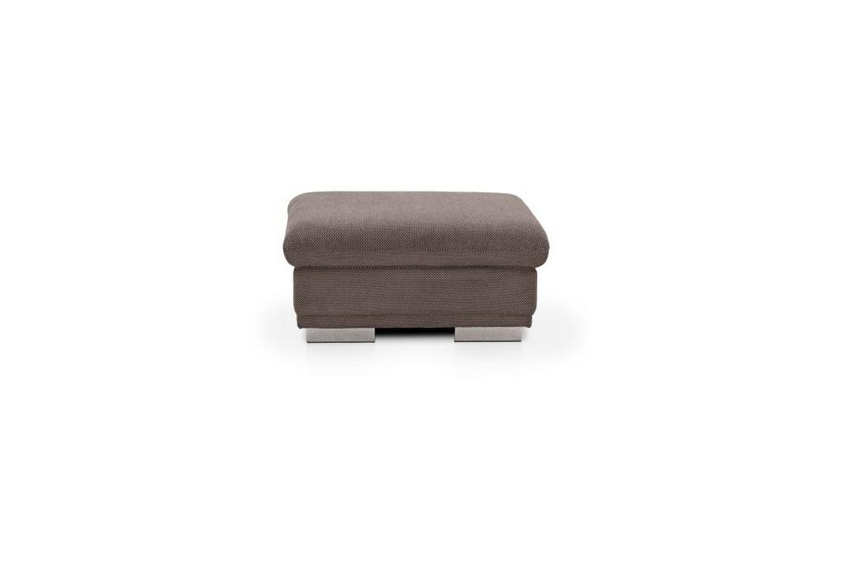 Taburetka SEASIDE, cappuccino - cappuccino/chrómová, Konventionell, kov/textil (97/47/67cm)