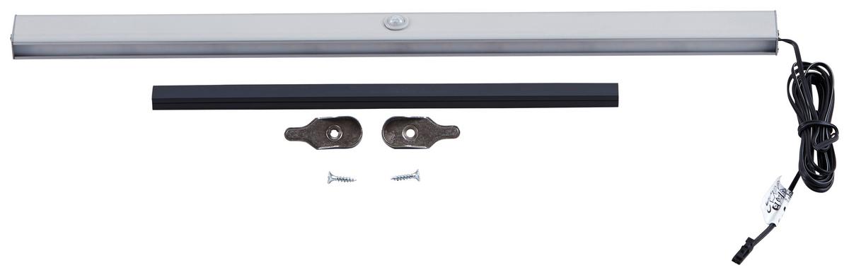 Kleiderstange Unit L: 41,6 Cm Alufarben Mit Led-Beleuchtung - Alufarben, MODERN, Metall (41,6cm) - Ondega