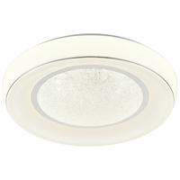 LED-Deckenleuchte Beatrice Ø 49 cm mit Fernbedienung - Weiß, MODERN, Kunststoff/Metall (49/9cm) - Luca Bessoni