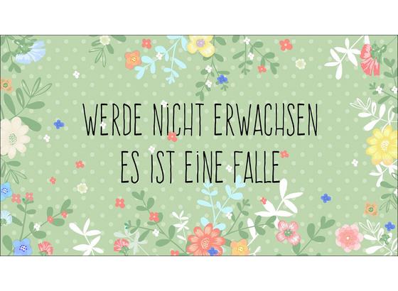 Dekopaneel Es Ist Eine Falle.. - Grün, MODERN, Holzwerkstoff (15/27cm) Dekopaneel Es Ist Eine Falle.. - Grün, MODERN, Holzwerkstoff (15/27cm)