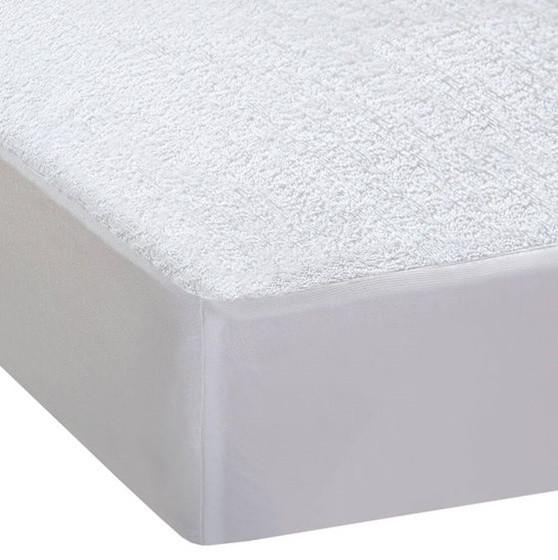 NAPÍNACIA PLACHTA NEPREMOKAVÁ 180X200CM - biela, Basics, textil (180/200cm)