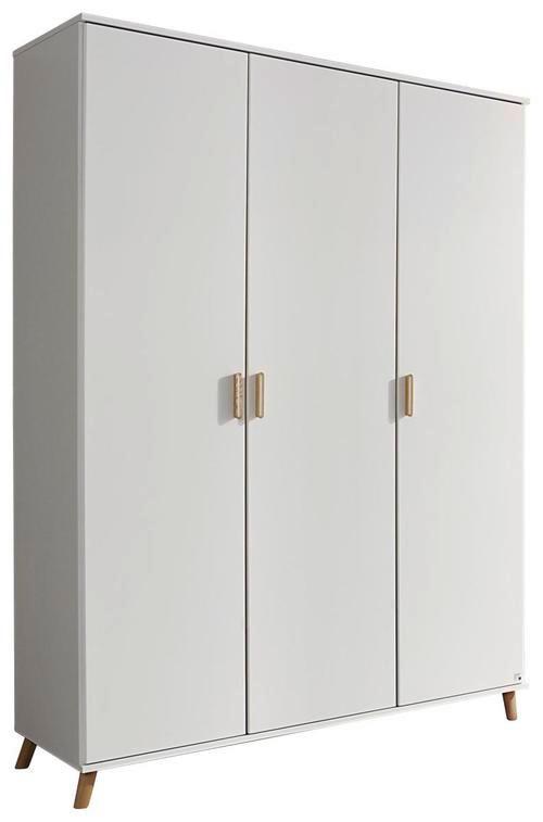 Drehtürenschrank 137cm Falun, Weiß - Weiß, Design, Holzwerkstoff (137/203/53cm) - Rauch Möbel