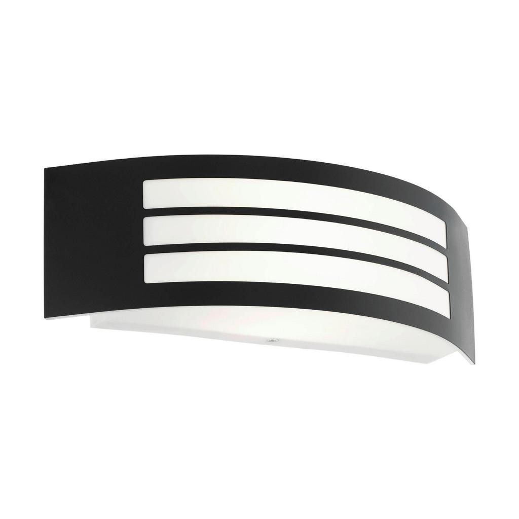 AUSSENWANDLEUCHTE 75422 LEIROS SCHWARZ/WEISS