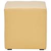 Hocker Bali Curry Sitz Gepolstert H: 42 cm - Currygelb, MODERN, Textil (45/42/45cm)