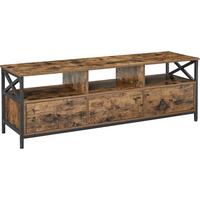 TV-Element Schwarz, Dunkelbraun B: 147 cm - Dunkelbraun/Schwarz, Trend, Holzwerkstoff (147/50/40cm) - MID.YOU