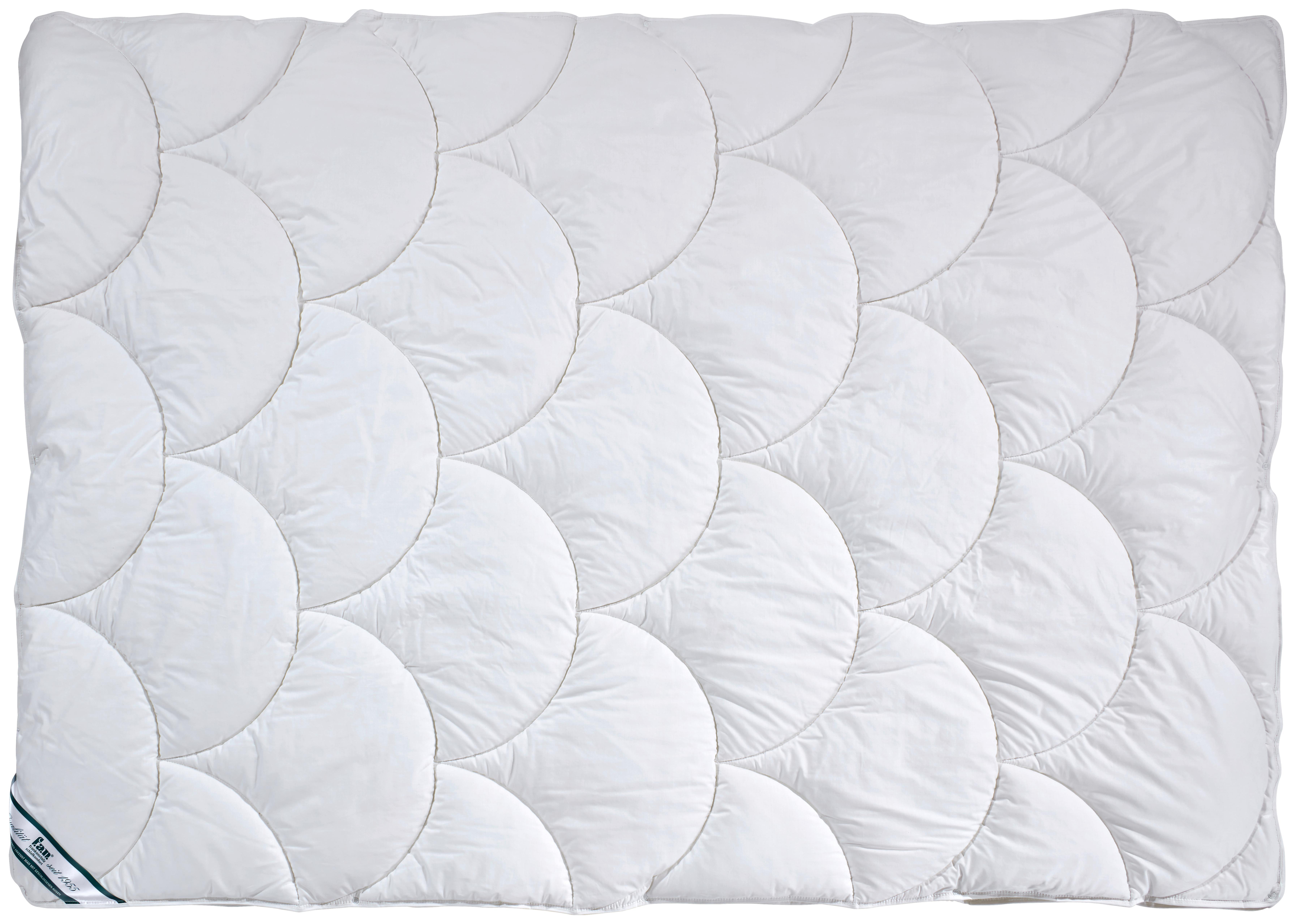 Vierjahreszeitendecke f.a.n. Houston 140x200cm - Weiß/Naturfarben, MODERN, Textil (140/200cm) - FAN