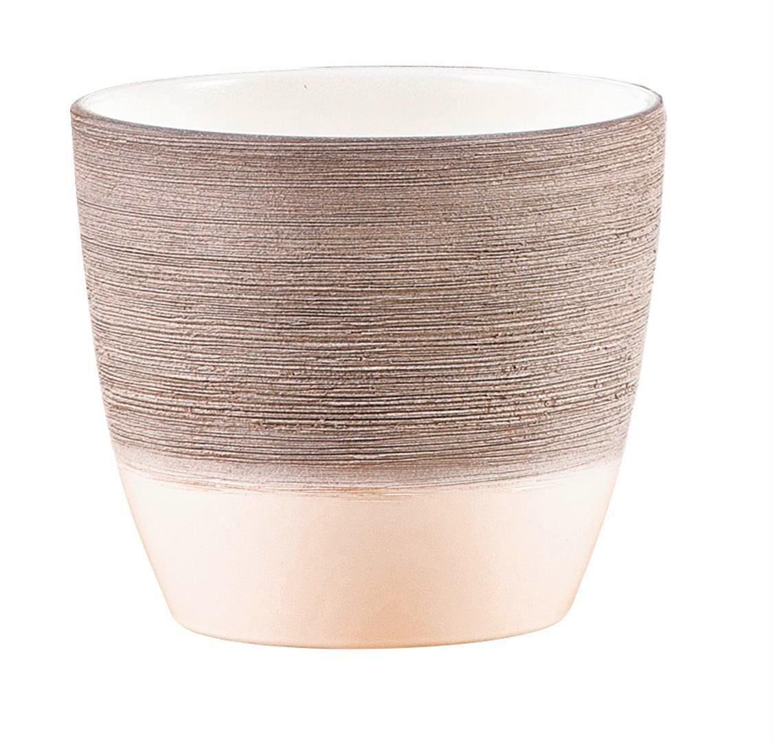 Kaspó Krém - krém, kerámia (14/14/13cm)