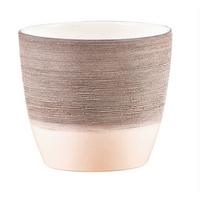 Kaspó Espresso Cream - barna, kerámia (19/18/19cm)