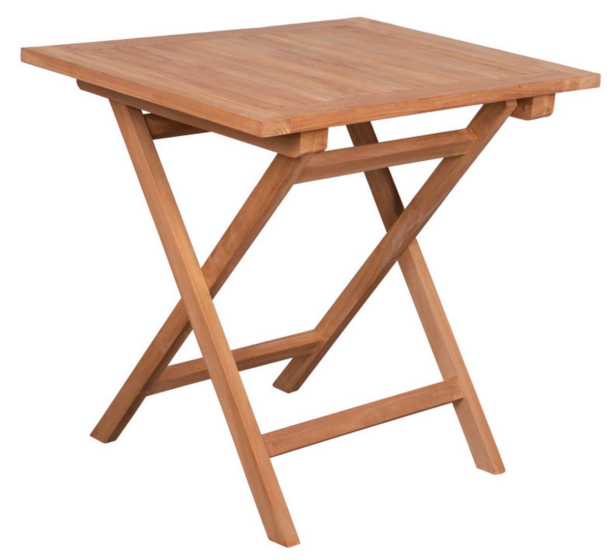 Gartenklapptisch Woodie Klapptisch 80 X 60 cm - Basics, Holz (80/73/60cm) - Gardenson