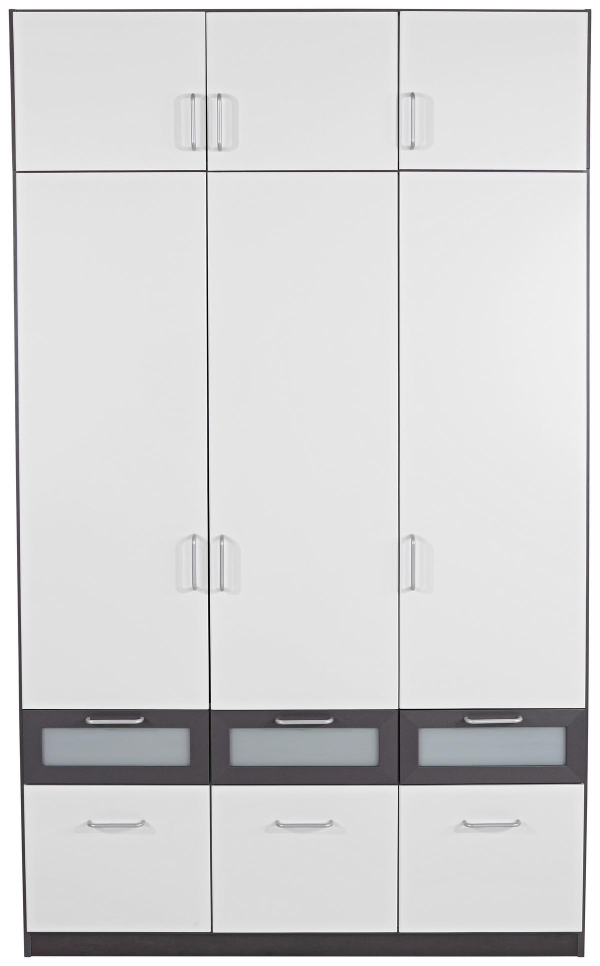 NÁSTAVEC NA SKŘÍŇ NAGOLD-EXTRA - šedá/bílá, Konvenční, kompozitní dřevo/plast (136/39/54cm)