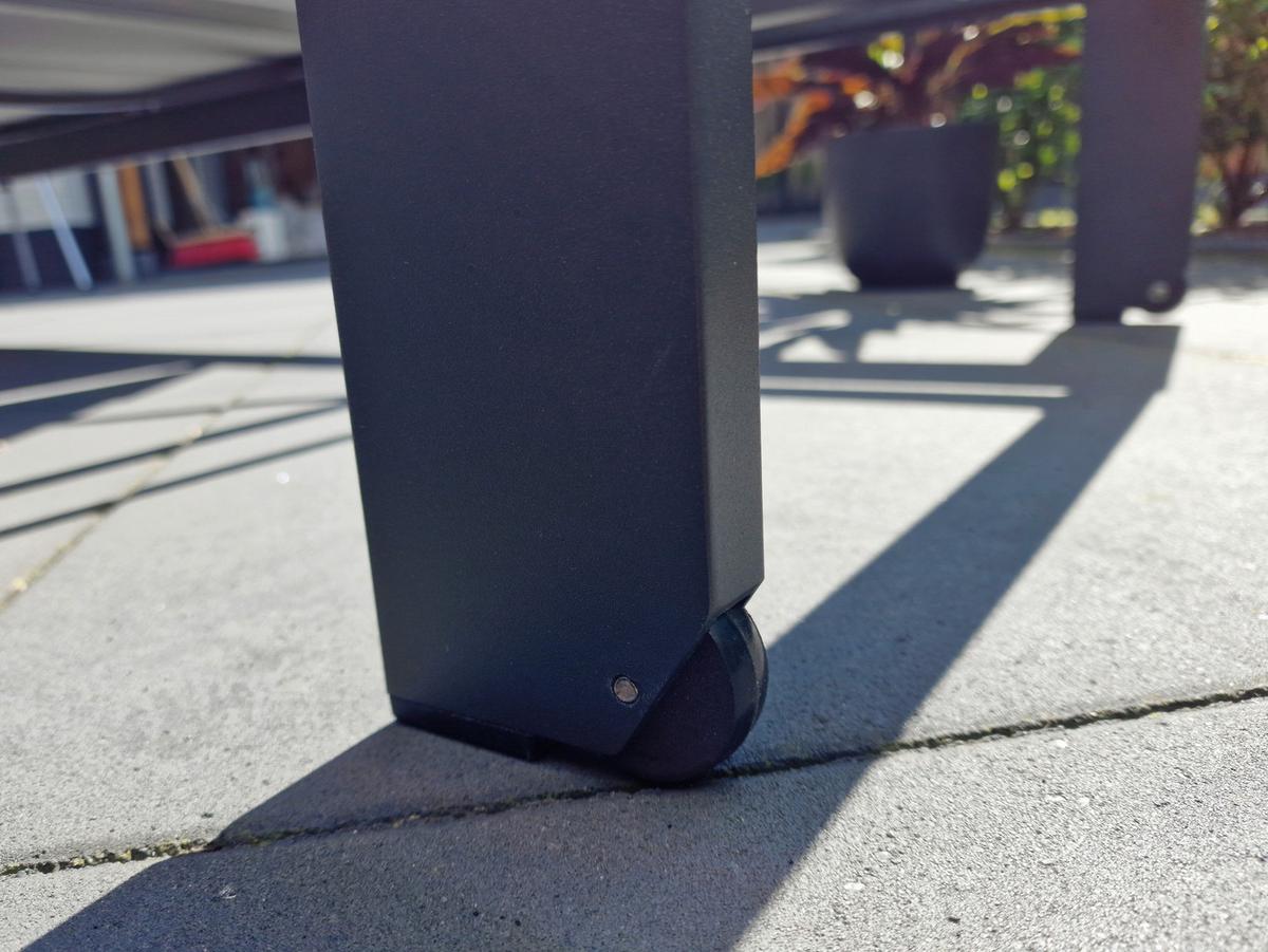 Gartenliege A090.071.55 - Anthrazit/Grau, Basics, Metall (200/75/31cm) - Ambia Garden