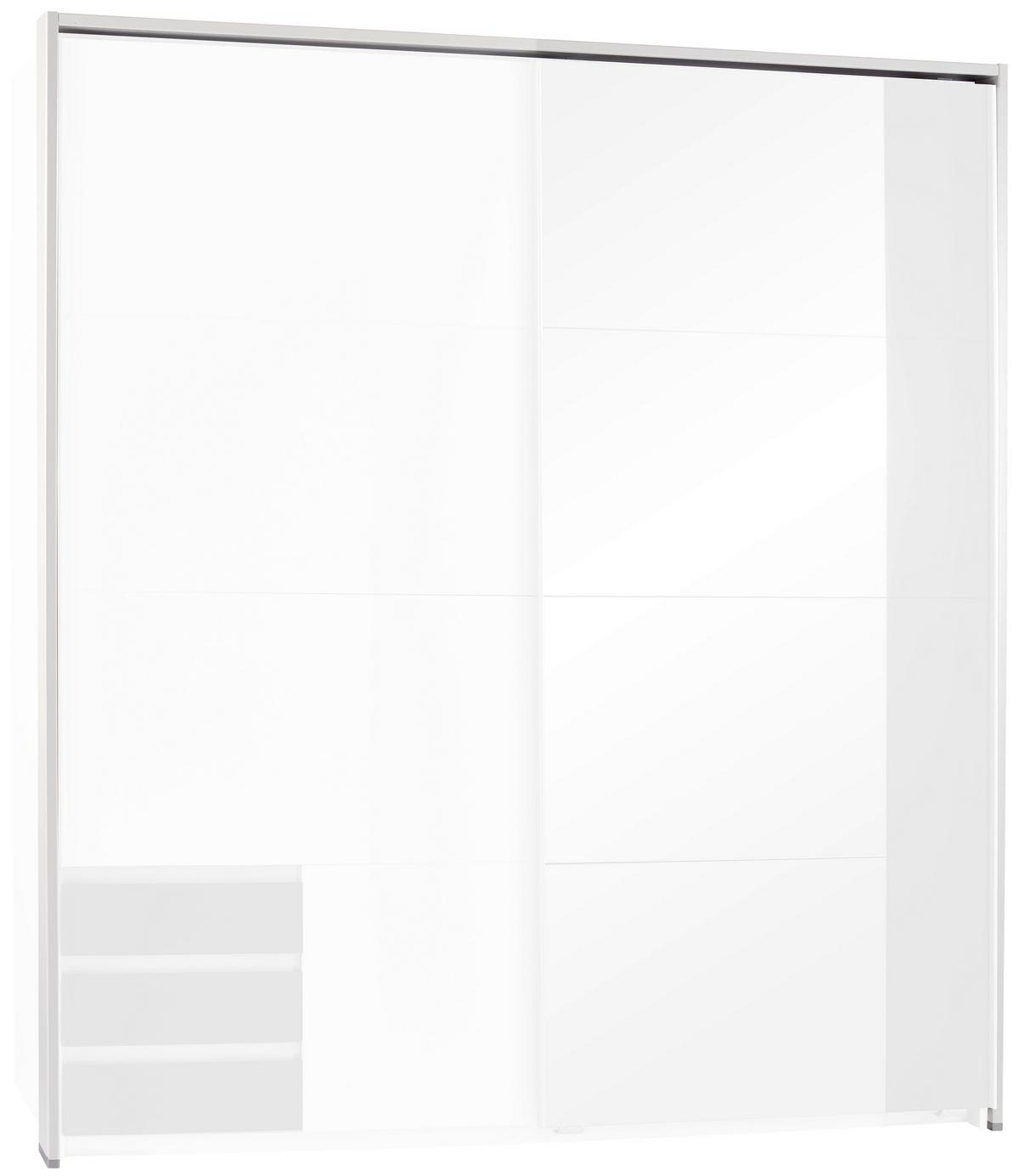 Passepartout-rahmen Emden Weiß/graphit Für B: 183 Cm - Graphitfarben/Weiß, MODERN, Holzwerkstoff (183/200/12cm)