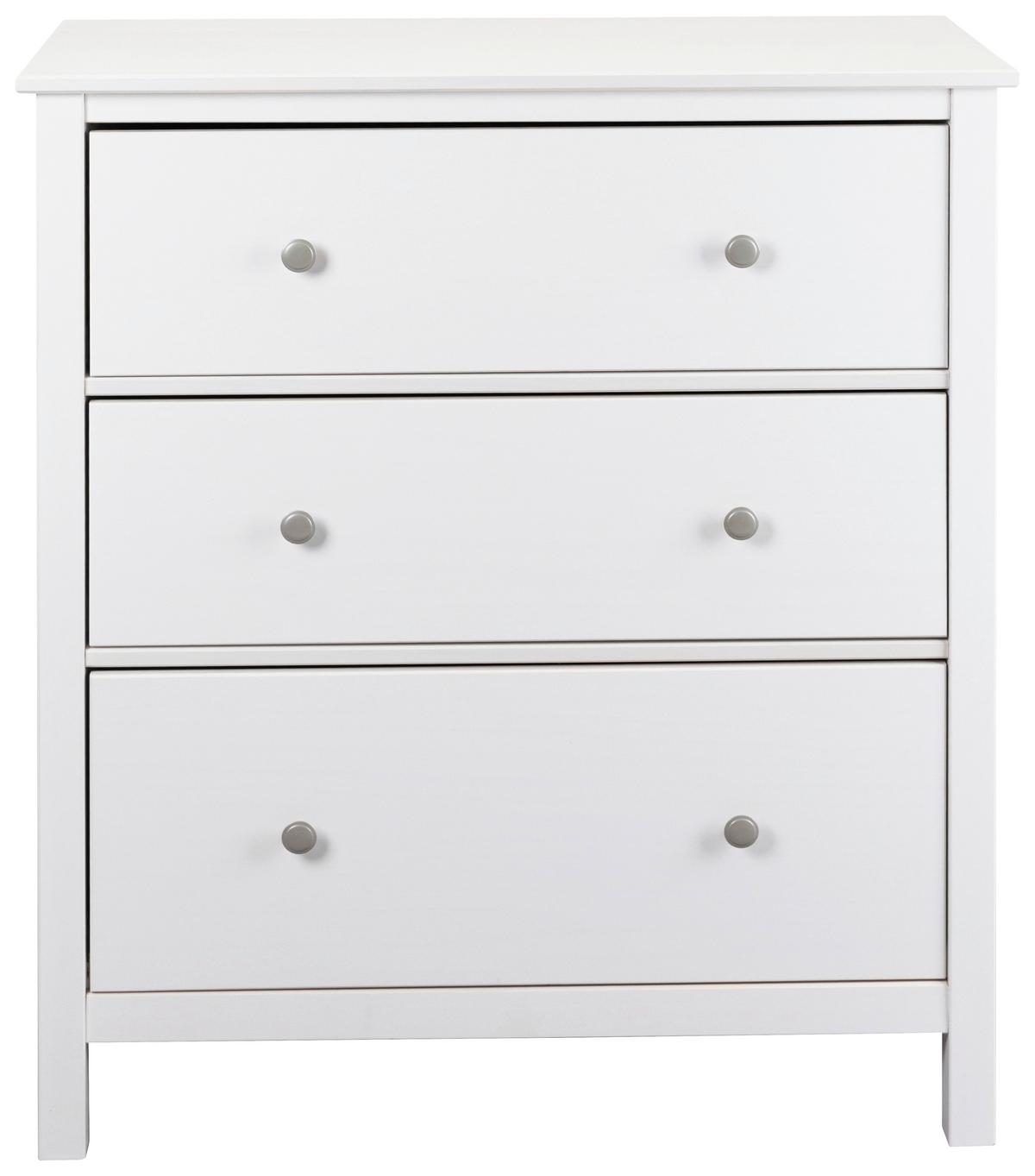 Kommode Chilly Home - Weiß, Design, Holz (85/96/40cm) - Livetastic