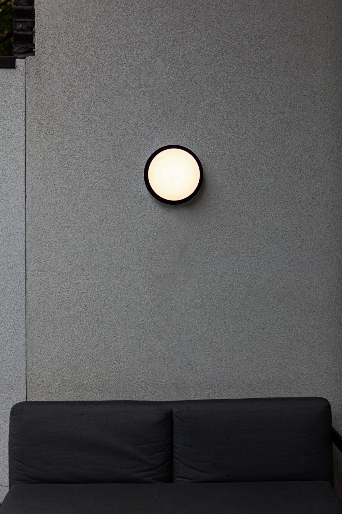 LED-Außenleuchte Goleta Weiß D: 30 cm - Anthrazit/Weiß, Basics, Kunststoff/Metall (30/6,3cm)