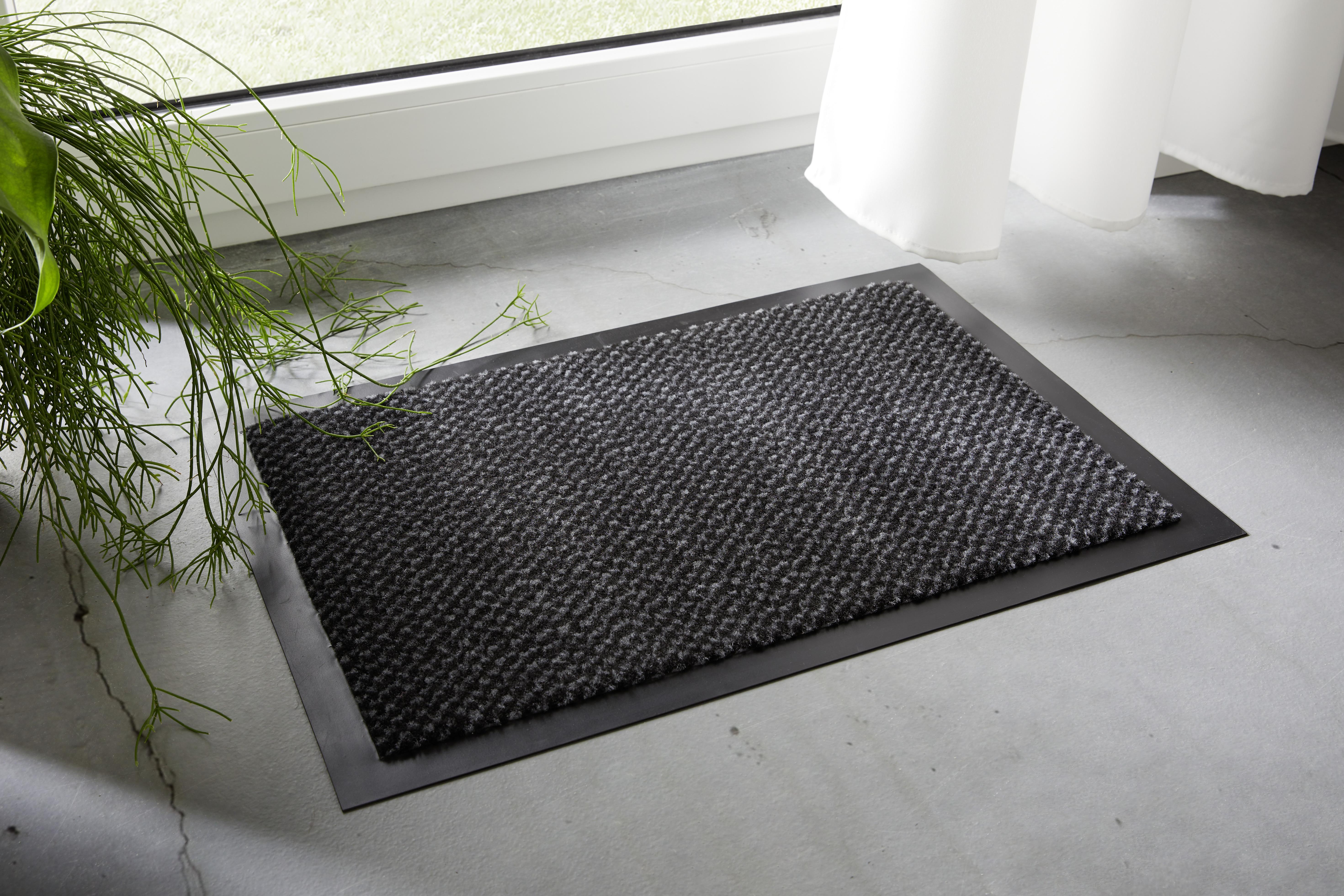 Dveřní Rohožka Hamptons 1, 40/60cm - šedá/černá, Konvenční, textil (40/60cm) - Modern Living