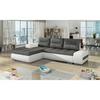 Ecksofa Ottavio Grau/Weiß S: 180x275cm - Chromfarben/Weiß, Design, Textil (180/275cm) - MID.YOU
