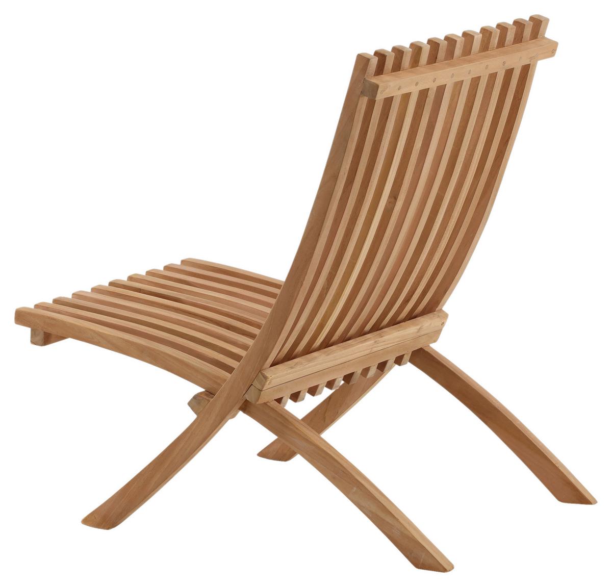 Loungesessel 2er-set Kenya Aus Holz - Teakfarben, KONVENTIONELL, Holz (73/85/63cm) - Gardenson