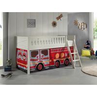 SPIELBETT SCOTT - Weiß/Naturfarben, ROMANTIK / LANDHAUS, Holz (90/200cm) - Vipack