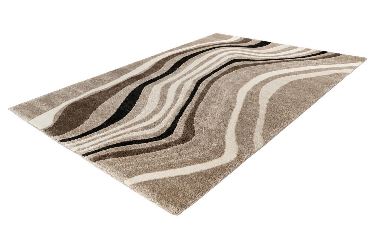 Flachwebteppich My Frisco 283 - Taupe, Basics, Textil (120/170cm) - Obsession