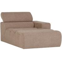 Sofaelement Novi Taupe B: 173cm - Taupe/Schwarz, Design, Textil (173/86/109cm) - Livetastic