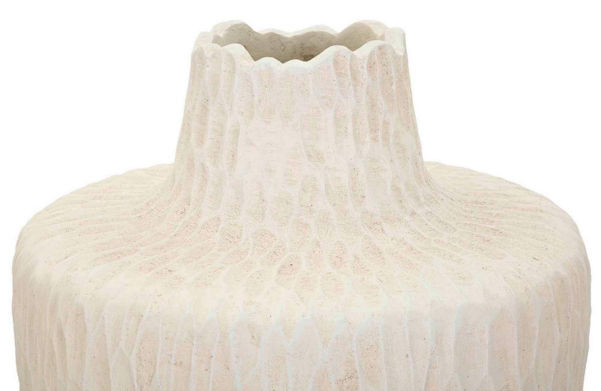 Vase Shade Pot Creme B: 29,5 cm - Creme, Basics, Metall (29,5/57/29,5cm)