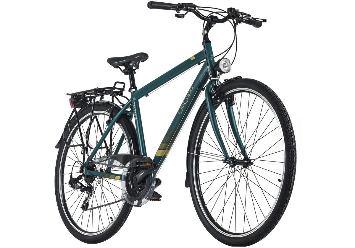 Trekkingrad Herren 28 Zoll - Grün, Basics, Metall (25/140/60cm)