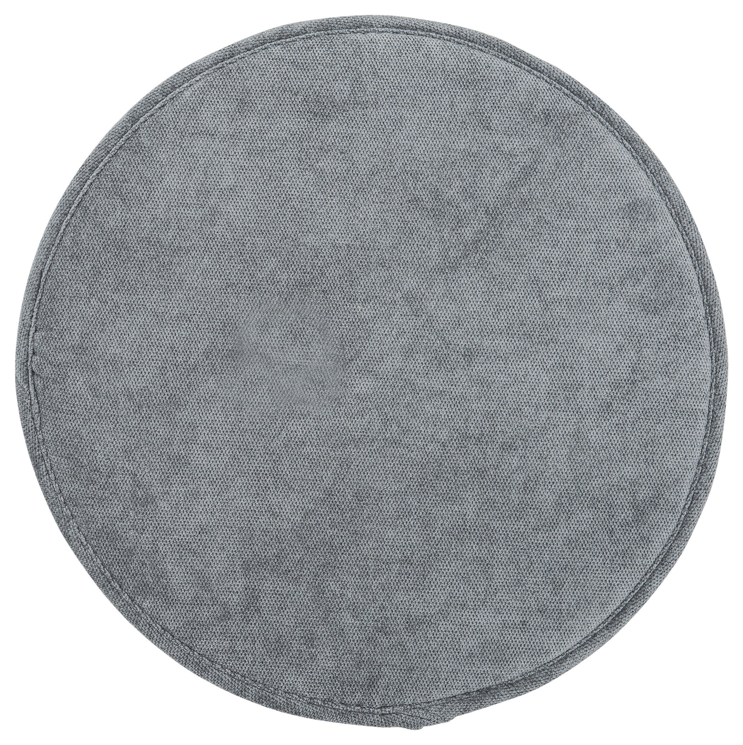 Sitzkissen Campino Anthrazit Ø 38 cm Polyester