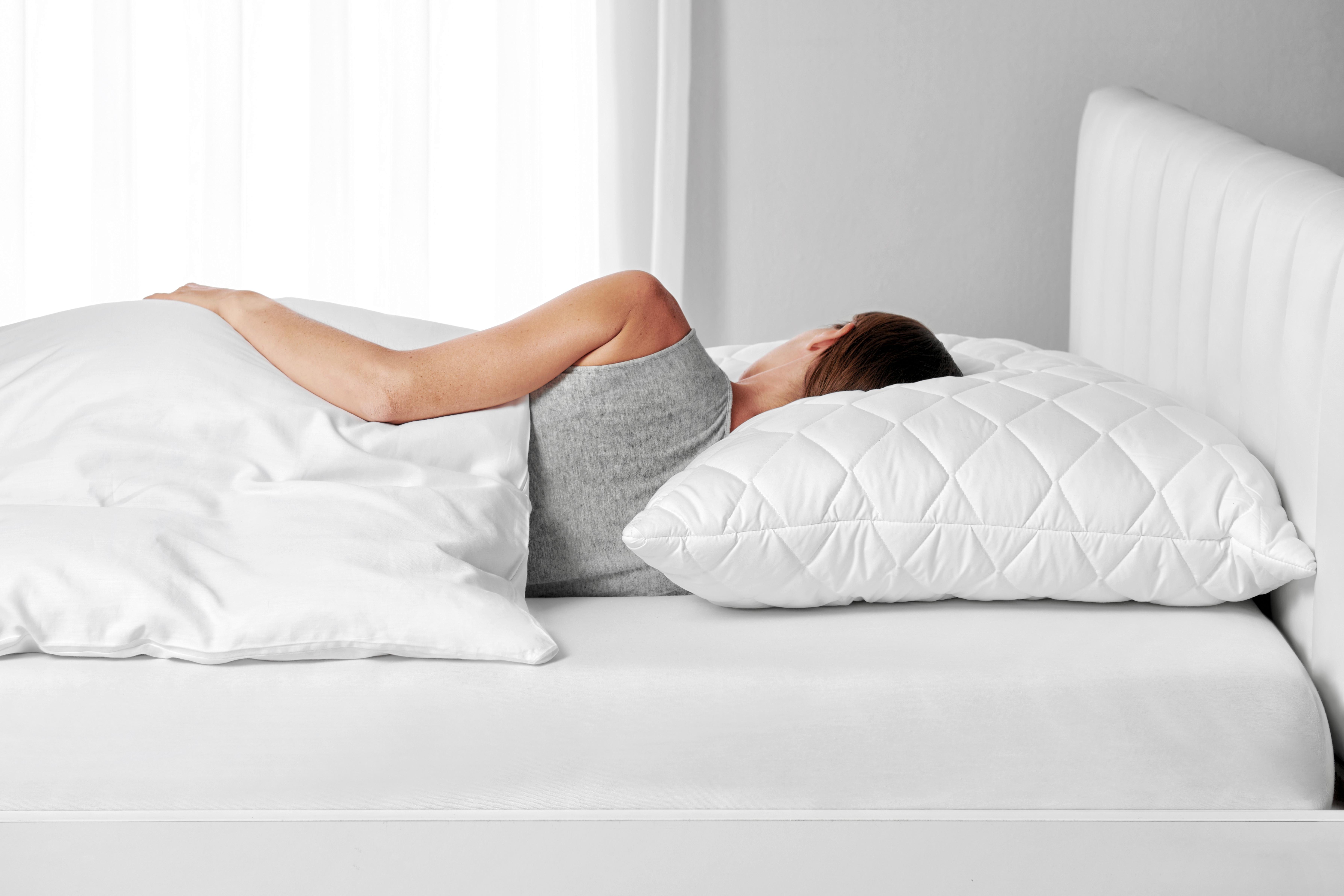 Vankúš Pod Hlavu Vegan Micro Premium, 70/90cm - biela, textil (70/90cm) - Nadana
