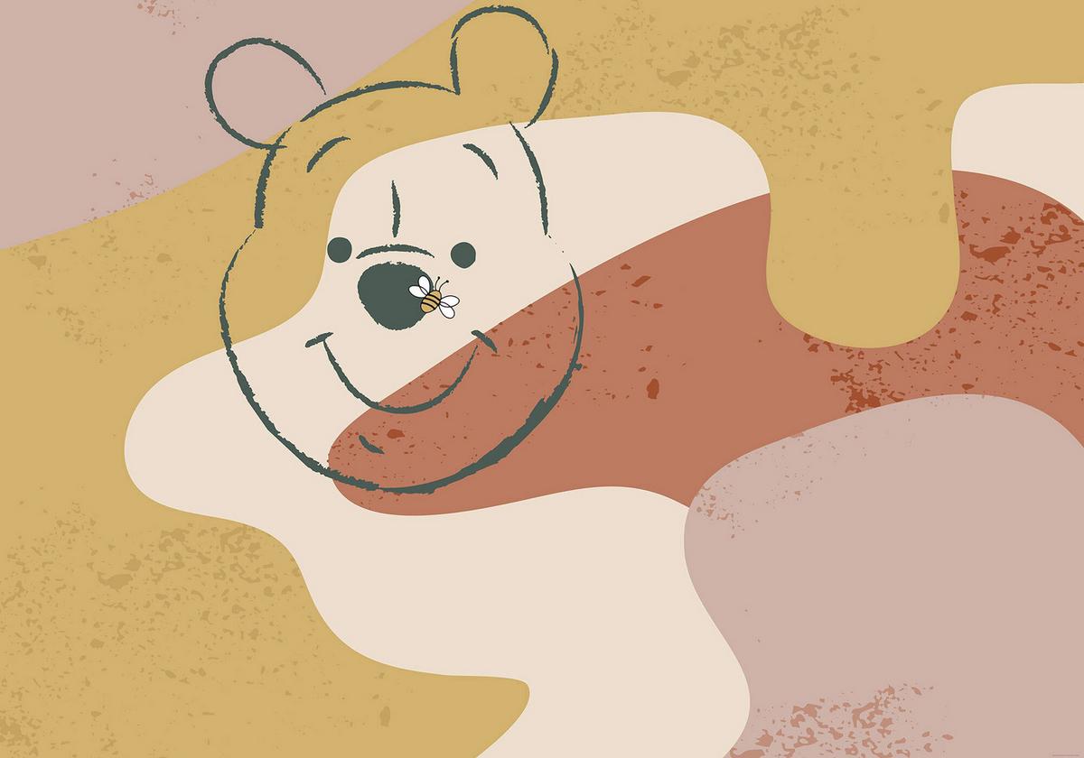 Fototapete Winnie The Pooh Bee - Multicolor, Trend, Papier (400/280cm)