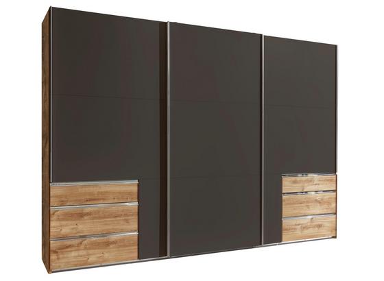 Schwebetürenschrank Level 36a 300cm Graphit/eiche - Eichefarben/Graphitfarben, MODERN, Holzwerkstoff (300/216/65cm) Schwebetürenschrank Level 36a 300cm Graphit/eiche - Eichefarben/Graphitfarben, MODERN, Holzwerkstoff (300/216/65cm)