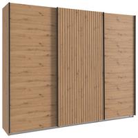 Schwebetürenschrank Andorra Eiche Artisan B: 300 Cm - Eiche Artisan, MODERN, Holzwerkstoff (300/216/65cm) - MID.YOU