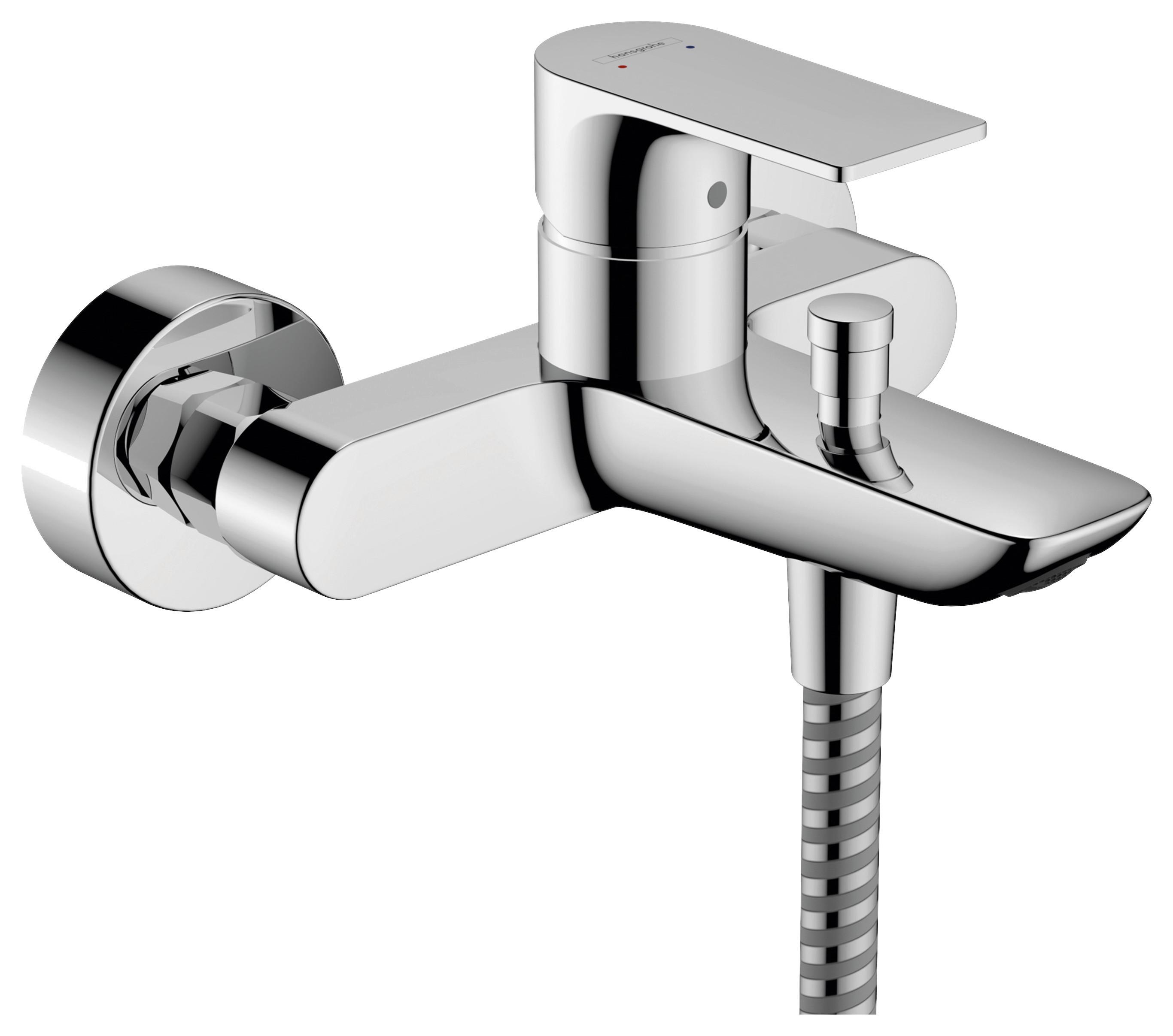 Badewannenarmatur Rebris E Wannenmischer Ap Chromfarben - Chromfarben, Basics, Metall (21,8/11,4/19,7cm) - Hansgrohe