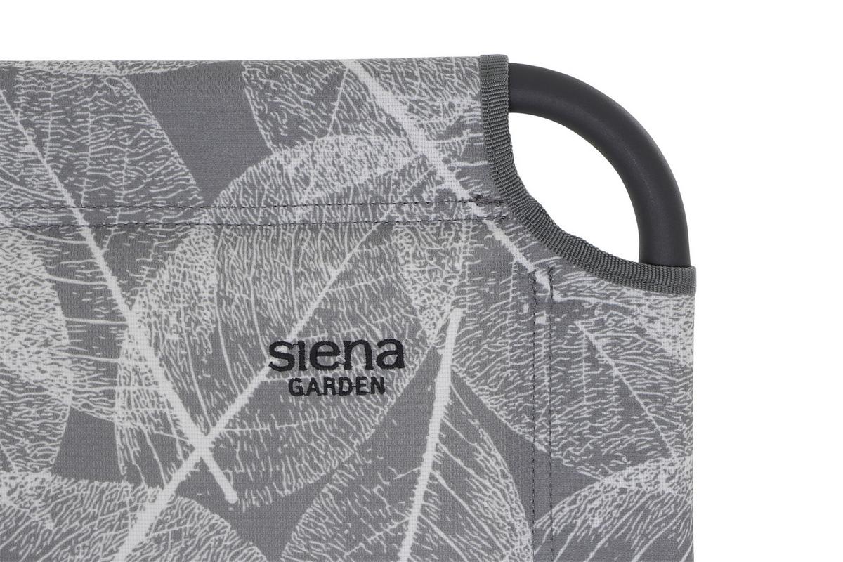 Campingsessel Klappbar Mit Armlehnen - Anthrazit/Grau, KONVENTIONELL, Textil/Metall (55/99/73cm) - Siena Garden