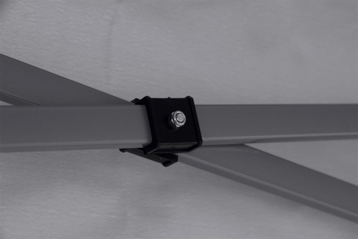 Pavillon Starter Bxhxt 3x2,6x3 M Mit Tragetasche - Grau, KONVENTIONELL, Textil/Metall (300/260/300cm) - Siena Garden