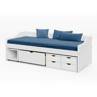 BETT BETT 205X97 CM AUS KIEFERNHOLZ - Weiß, Basics, Holz (90/200cm) - Livetastic