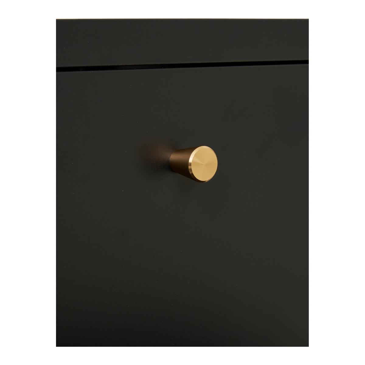 Kommode Dalby Chest Schwarz B: 60cm - Schwarz, Design, Metall (60/40/40cm) - MID.YOU