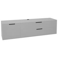 NÍZKÁ KOMODA Bounty, šedá - šedá, Moderní (168/47cm) - Premium Living