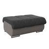 Hocker Multi - Chromfarben/Anthrazit, MODERN, Textil (100/43/80cm)
