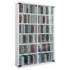 CD Regál Roma bílý - bílá, Basics, kompozitní dřevo/sklo (60/92/18cm) - MID.YOU