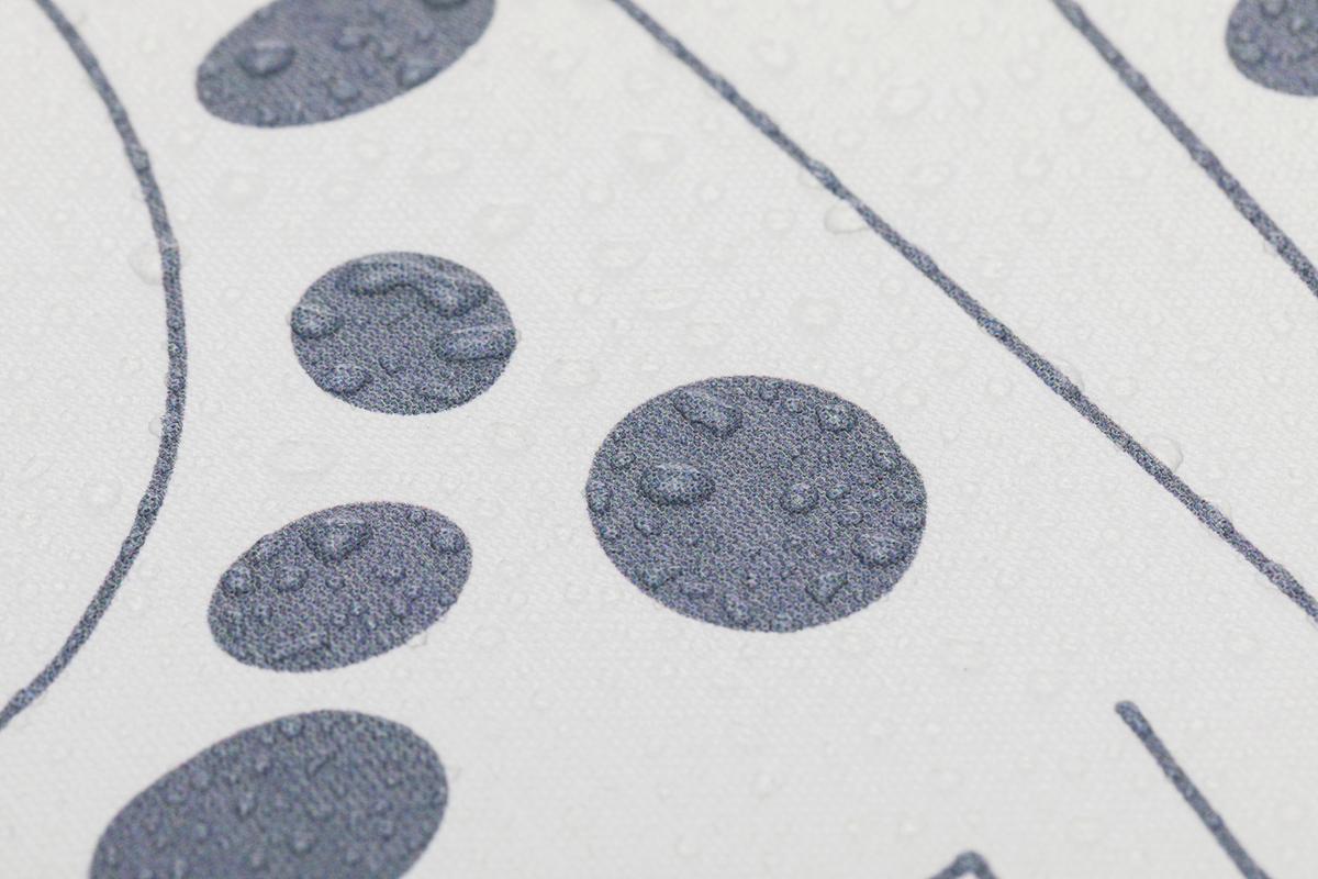 Wickelauflage Kunststoff Weiß Giraffen Motiv, Abwischbar - Weiß, LIFESTYLE, Kunststoff (70/53/4cm) - Fillikid