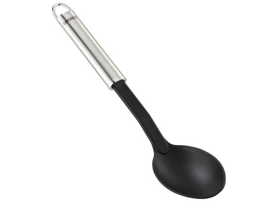 Gemüselöfel L: 31,5 cm - Edelstahlfarben/Schwarz, Basics, Kunststoff/Metall (6,5/31,5cm) Gemüselöfel L: 31,5 cm - Edelstahlfarben/Schwarz, Basics, Kunststoff/Metall (6,5/31,5cm)